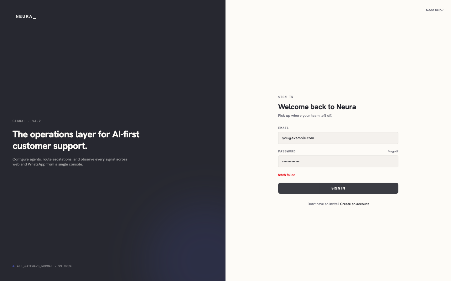 Step 4 — Click Sign in.