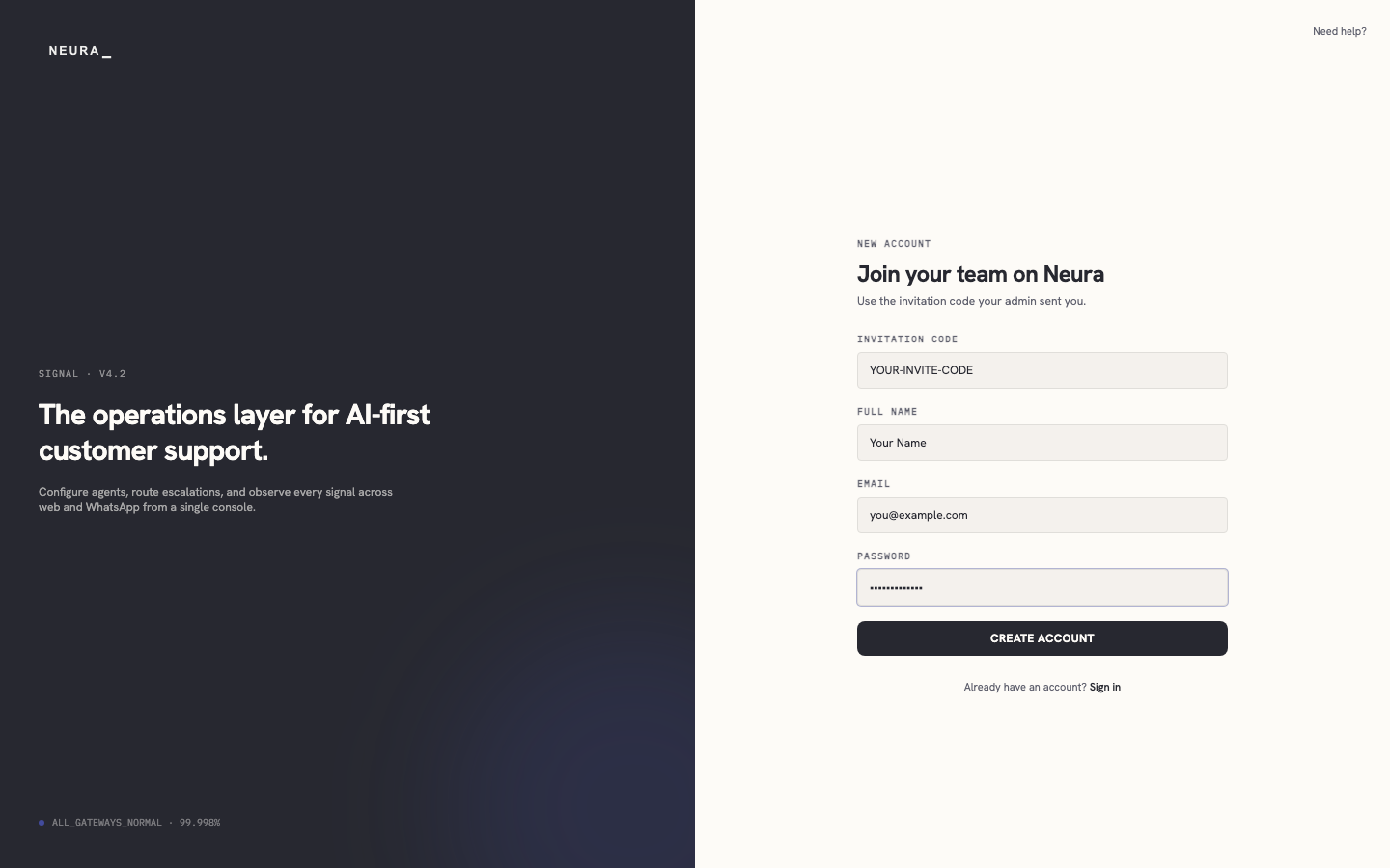 Step 5 — Choose a password